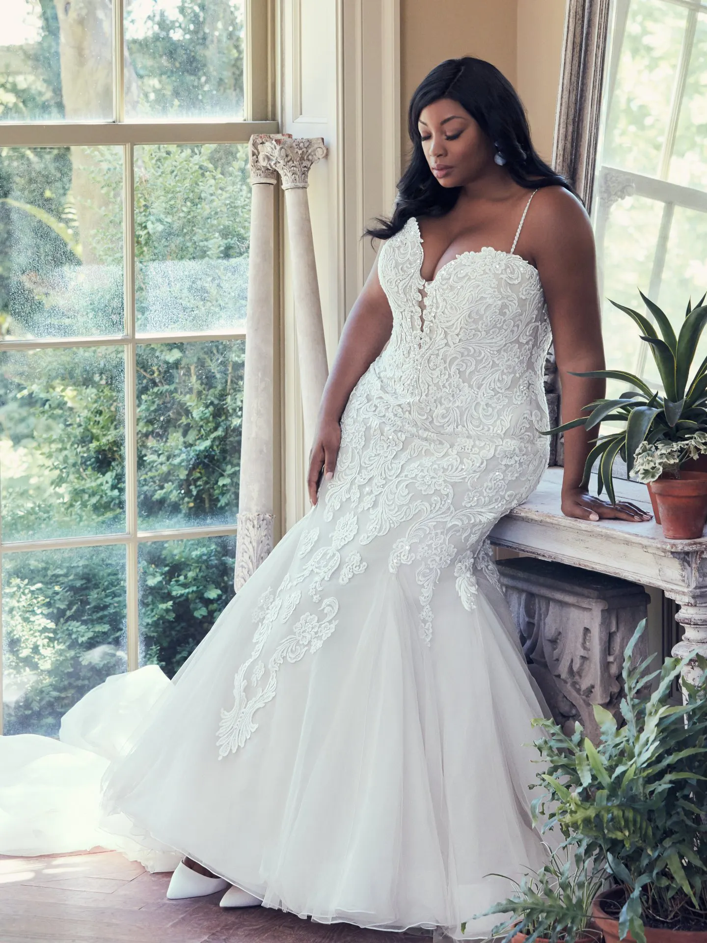 Alistaire Lynette Plus Size Wedding Dress by Maggie Sottero