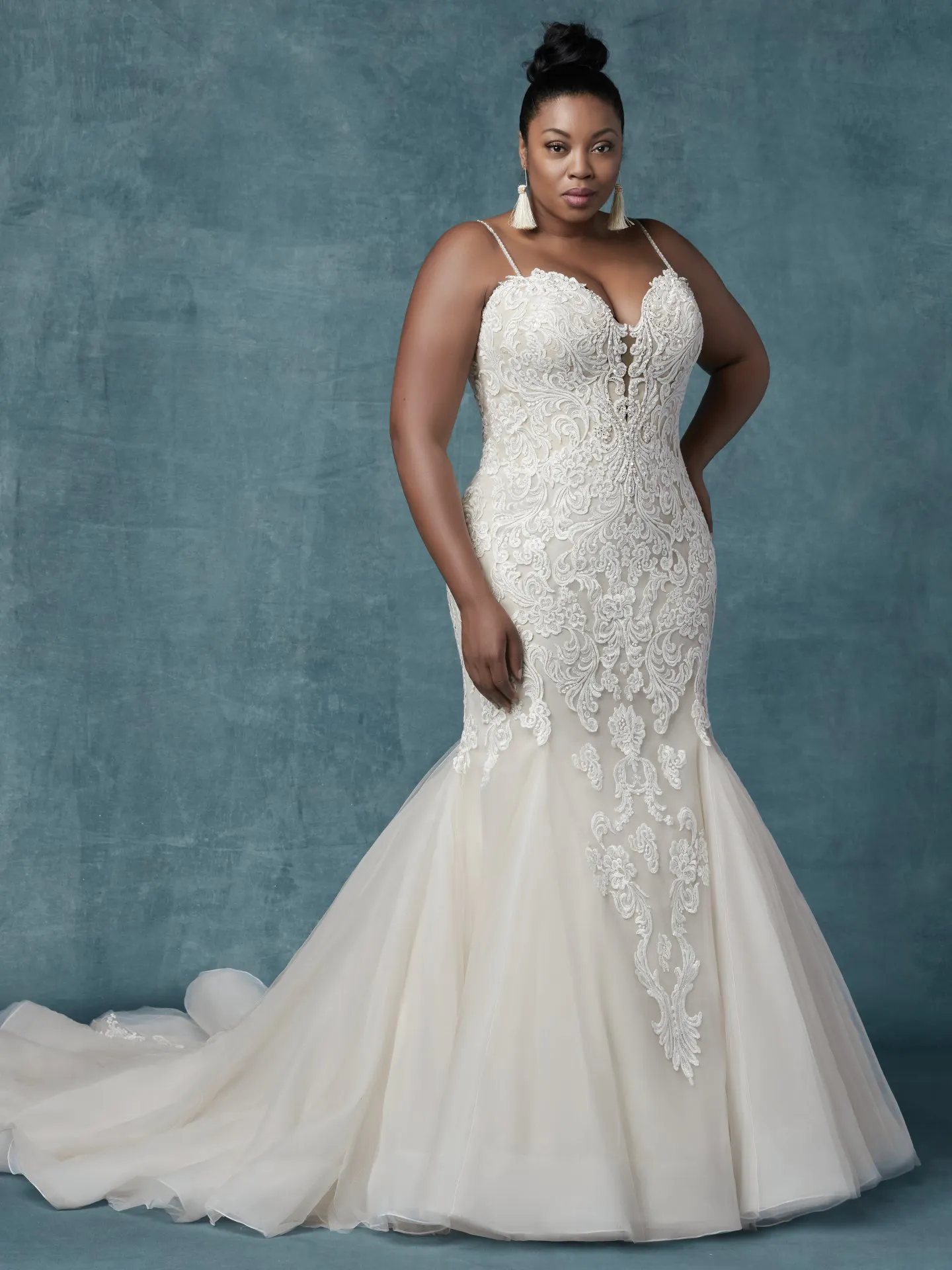 Alistaire Lynette Plus Size Wedding Dress by Maggie Sottero