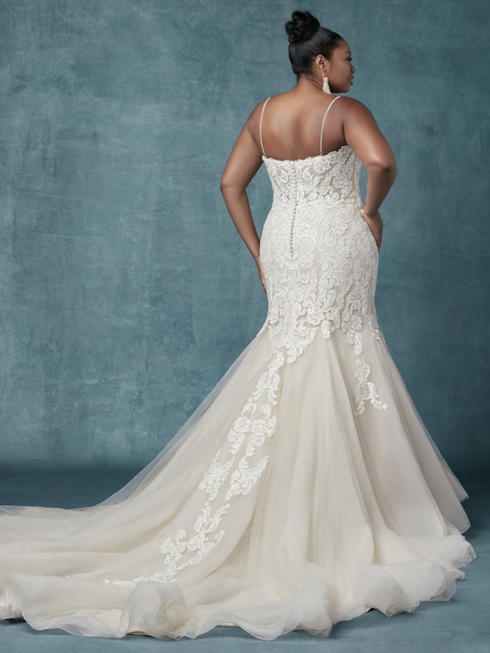 Alistaire Lynette (Curve) (CRV-9MS023AC) Plus Size Wedding Dress by Maggie Sottero