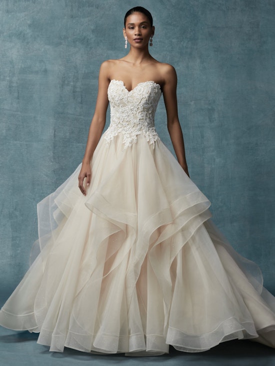 Anastasia (Curve) (CRV-9MC012) Ballgown Wedding Dress by Maggie Sottero