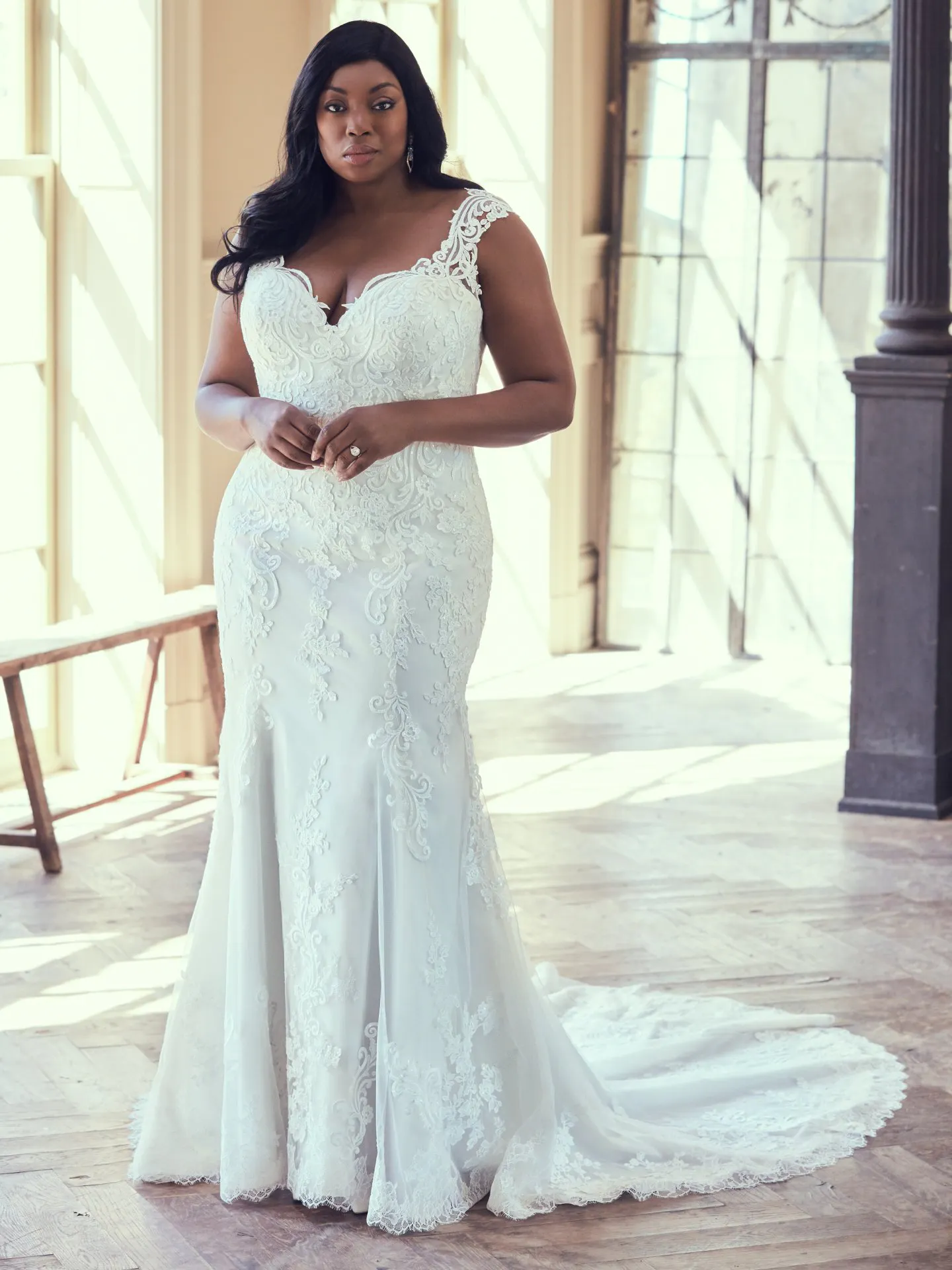 Brecklyn Lynette   Plus Size Wedding Dress by Maggie Sottero