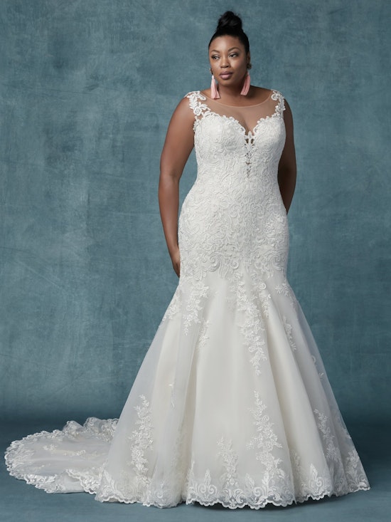 Constance Lynette (Curve) (CRV-9MS097AC) Plus Size Wedding Dress by Maggie Sottero