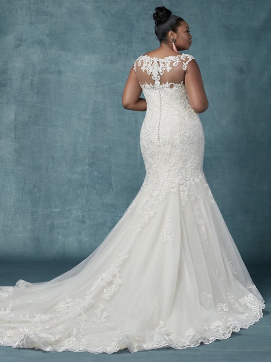 Constance Lynette (Curve) (CRV-9MS097AC) Plus Size Wedding Dress by Maggie Sottero