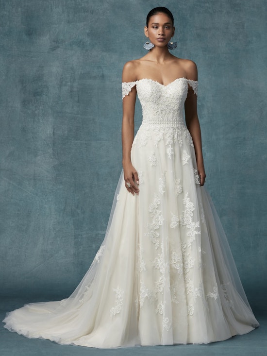 Dorthea (Curve) (CRV-9MN032ZU) ace A Line Wedding Dress by Maggie Sottero