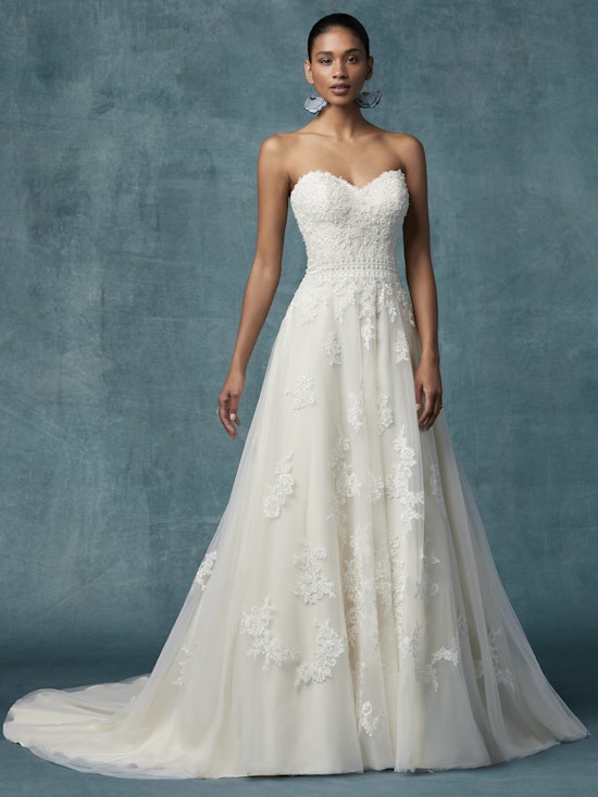 Dorthea (Curve) (CRV-9MN032ZU) ace A Line Wedding Dress by Maggie Sottero