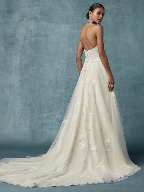 Dorthea (Curve) (CRV-9MN032ZU) ace A Line Wedding Dress by Maggie Sottero