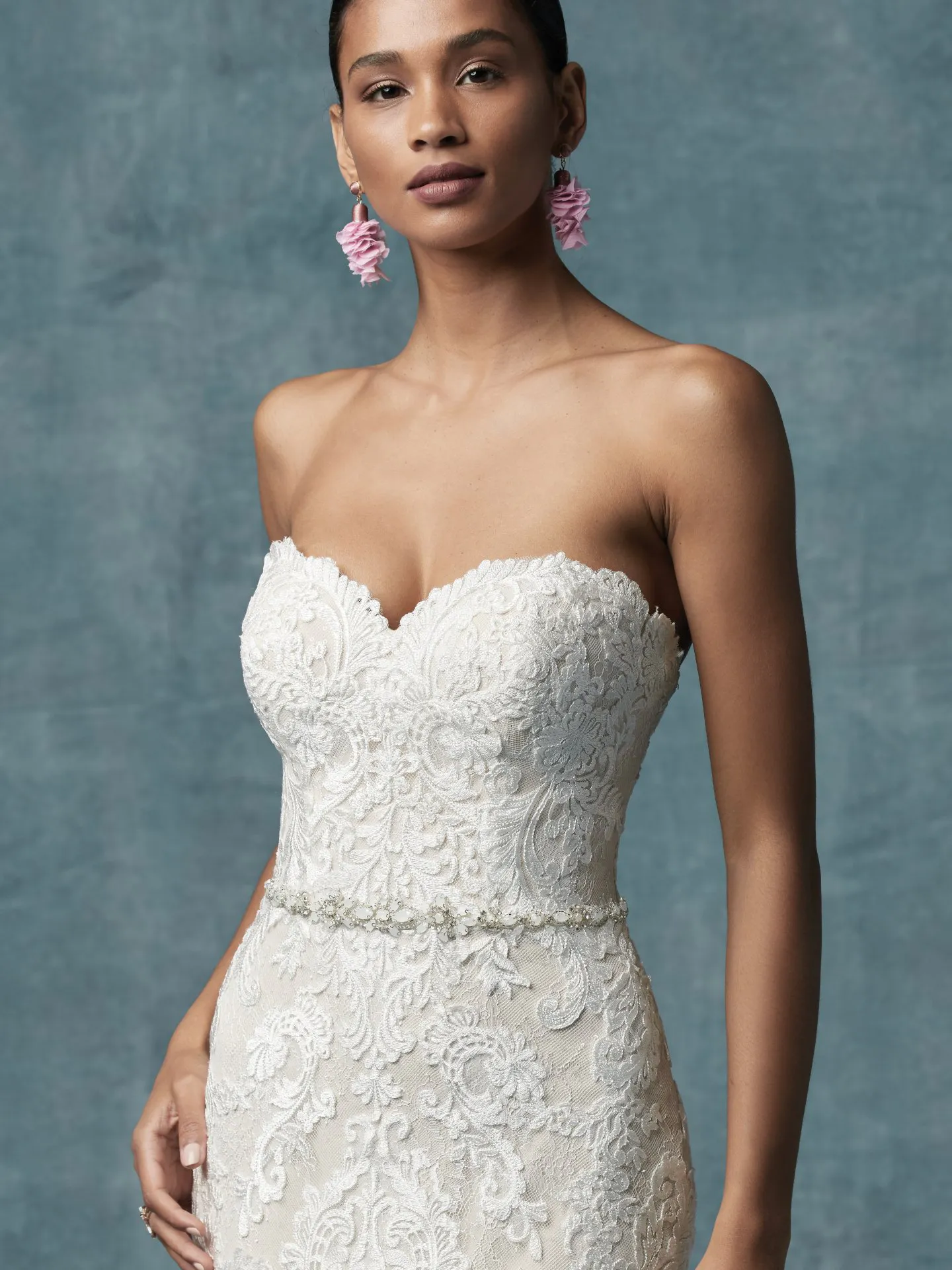 England Dawn  Lace Wedding Dress with Cape by Maggie Sottero