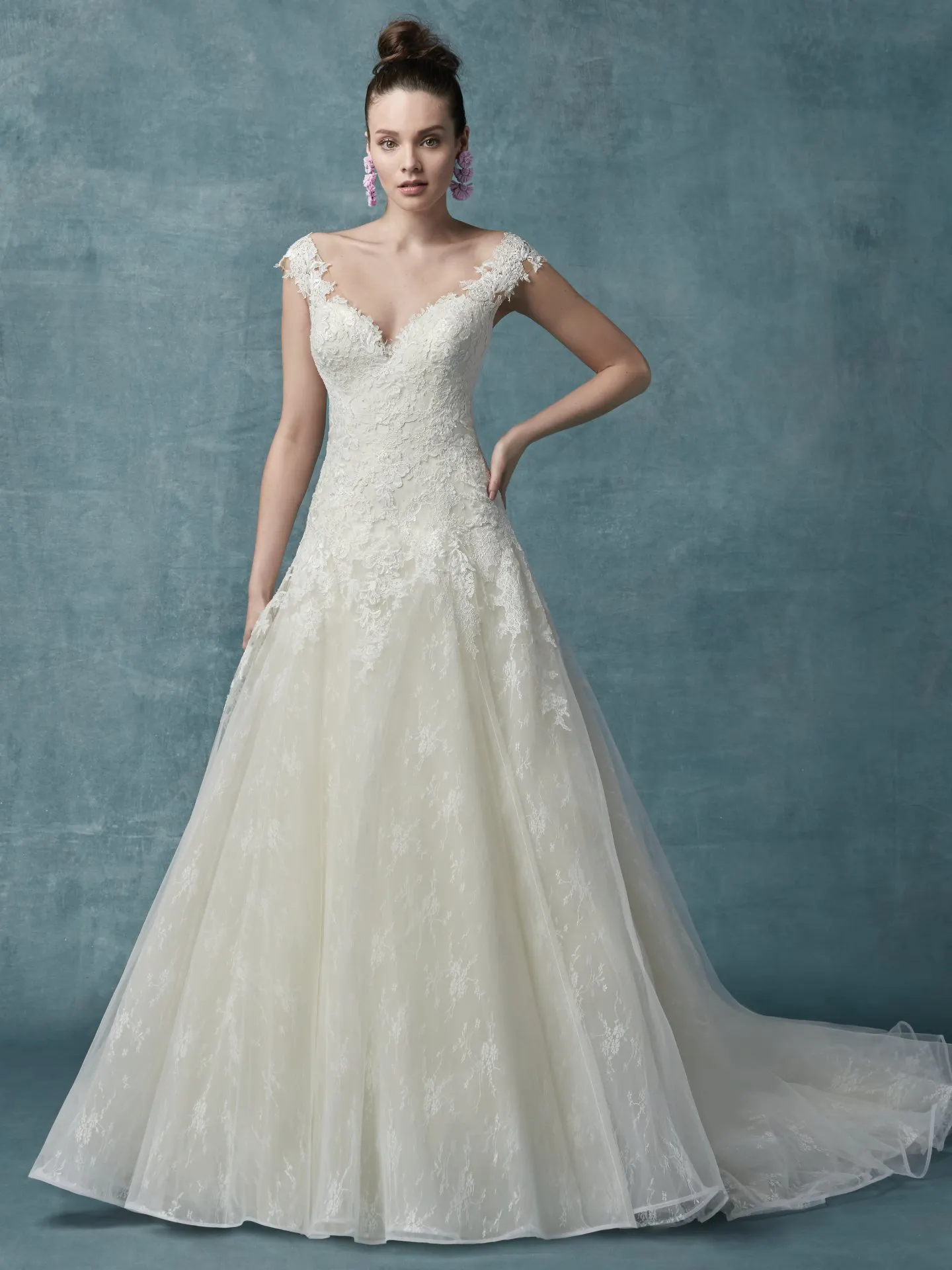 Francette   ace Wedding Dress by Maggie Sottero