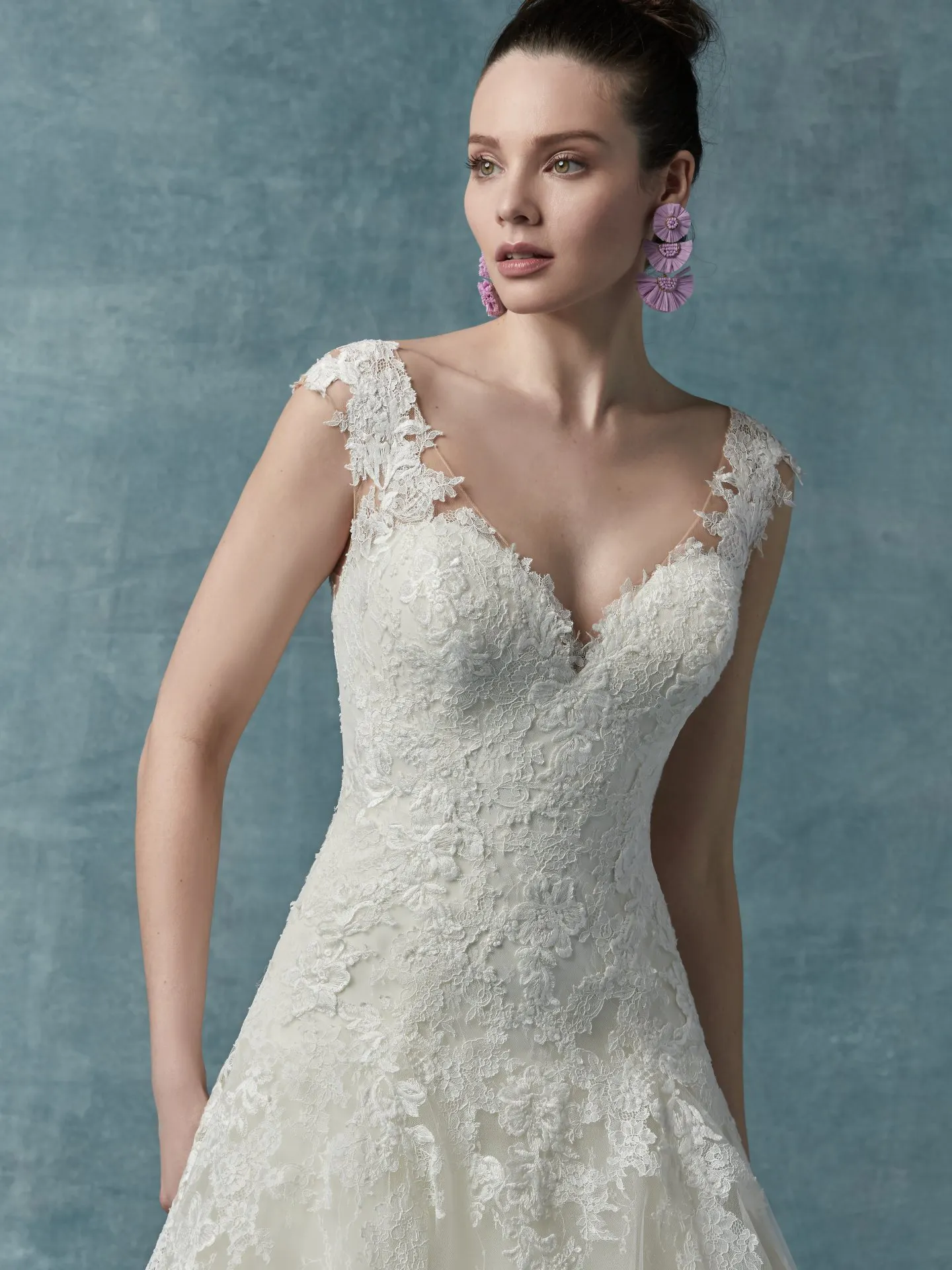 Francette   ace Wedding Dress by Maggie Sottero