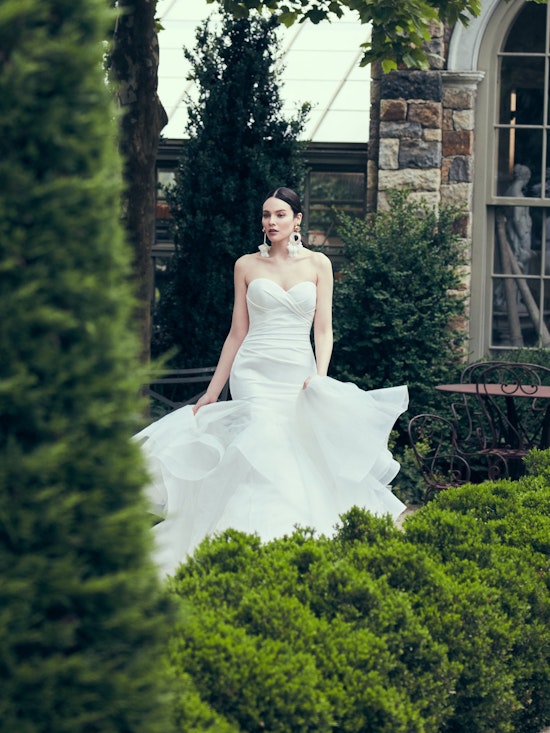 Jacqueline (9MC118) Simple Wedding Dress by Maggie Sottero