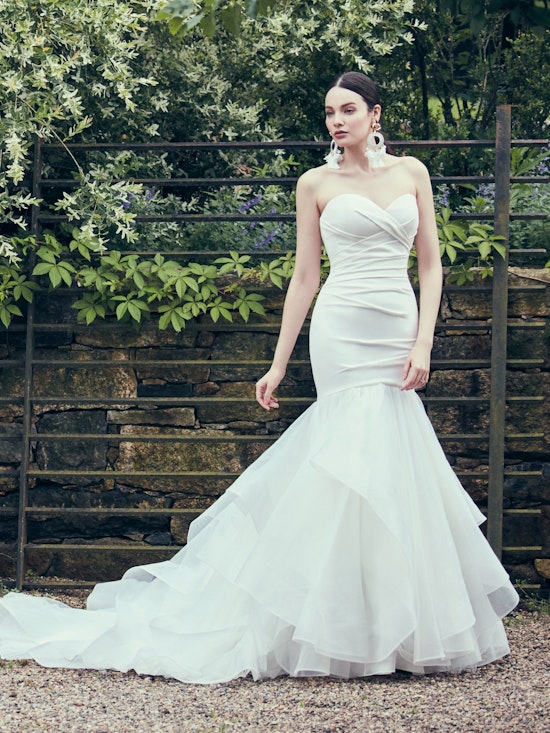 Jacqueline (9MC118) Simple Wedding Dress by Maggie Sottero