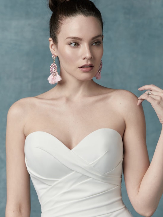 Jacqueline (9MC118) Simple Wedding Dress by Maggie Sottero
