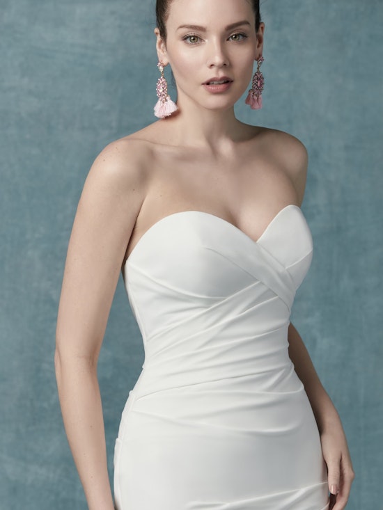 Jacqueline (9MC118) Simple Wedding Dress by Maggie Sottero