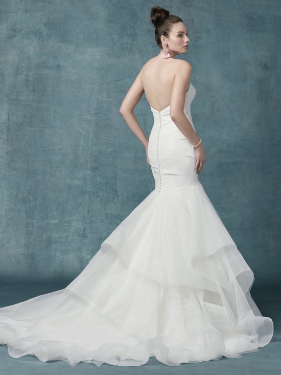 Jacqueline (9MC118) Simple Wedding Dress by Maggie Sottero