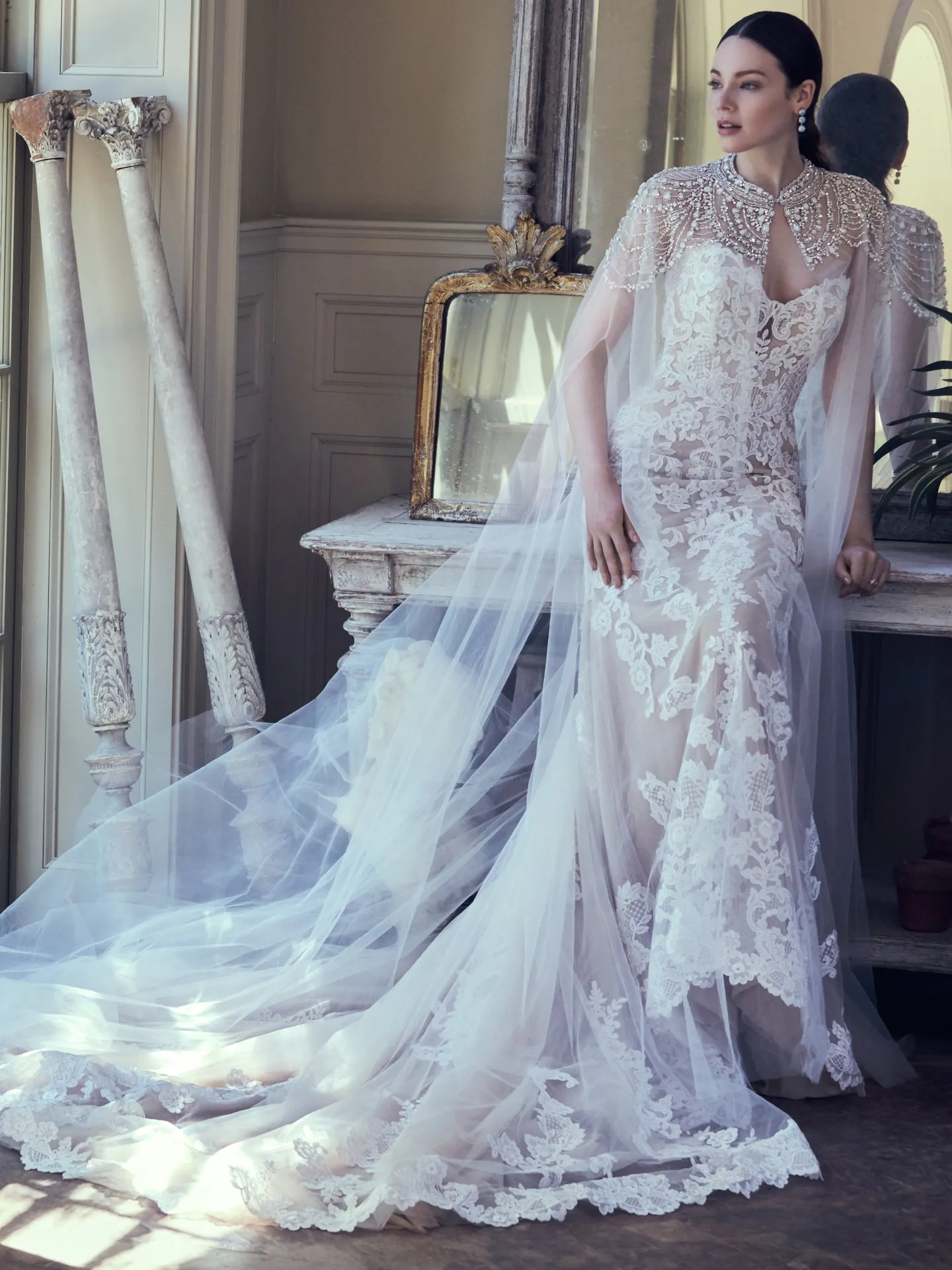 Janson  Lace Boho Wedding Dress by Maggie Sottero