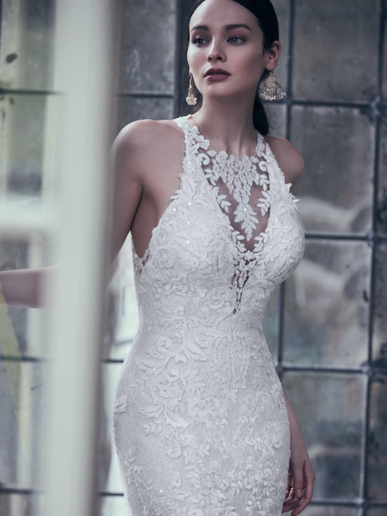 Liberty (9MT111) Blush Beach Wedding Dress by Maggie Sottero