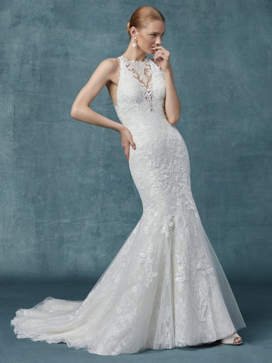 Liberty (9MT111) Blush Beach Wedding Dress by Maggie Sottero