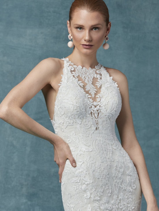 Liberty (9MT111) Blush Beach Wedding Dress by Maggie Sottero