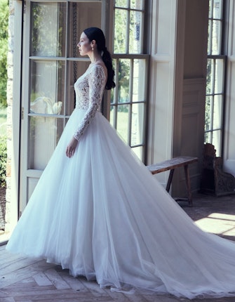 Mallory Dawn (9MS114) Long Sleeve Boho Wedding Dress by Maggie Sottero
