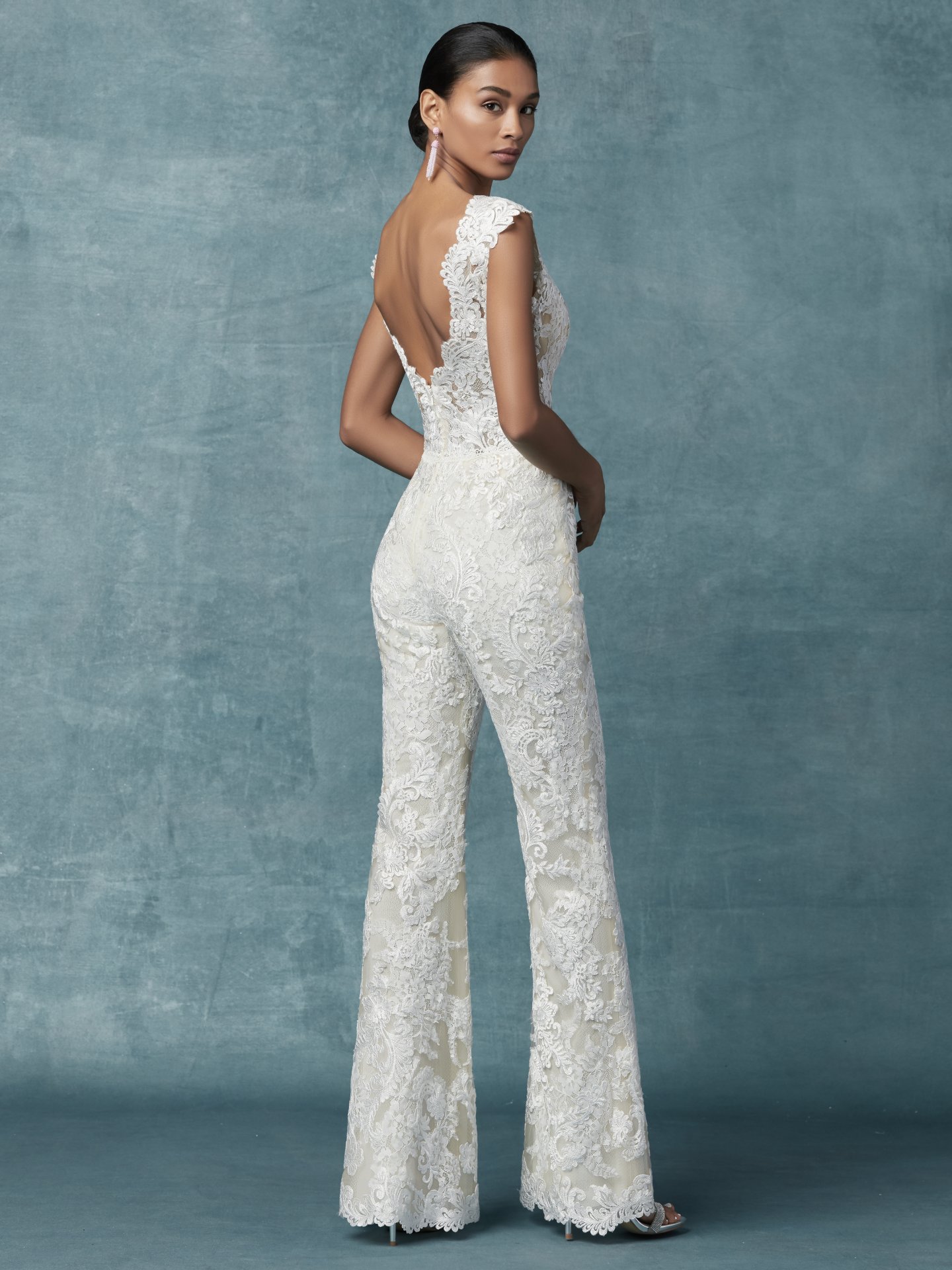 maggie sottero milan jumpsuit