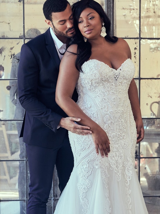 Quincy (Curve) (CRV-9MT014) ach Wedding Dress by Maggie Sottero