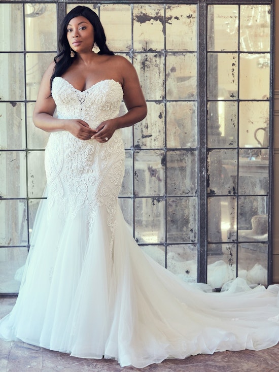 Quincy (Curve) (CRV-9MT014) ach Wedding Dress by Maggie Sottero