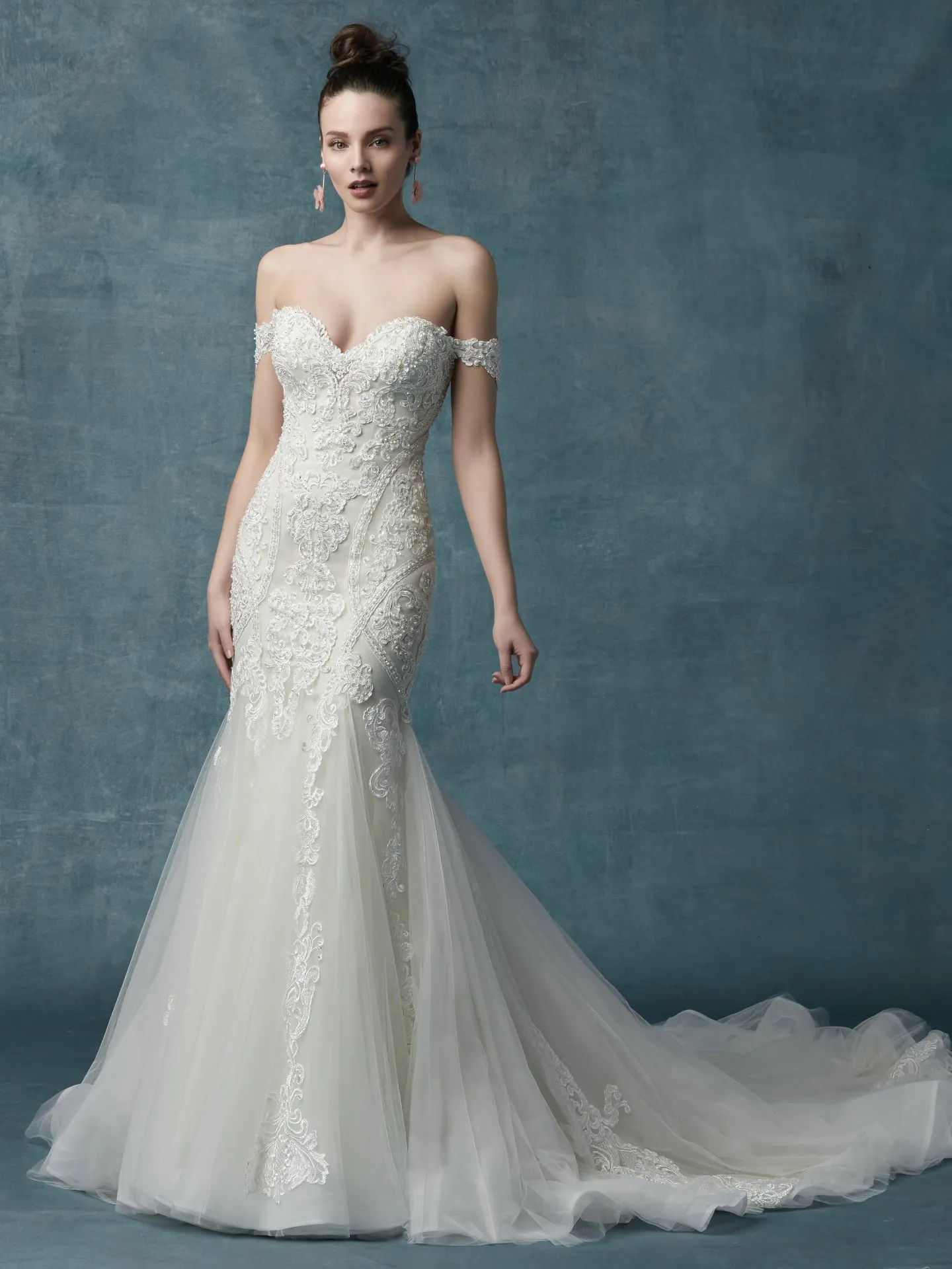 Quincy   ach Wedding Dress by Maggie Sottero
