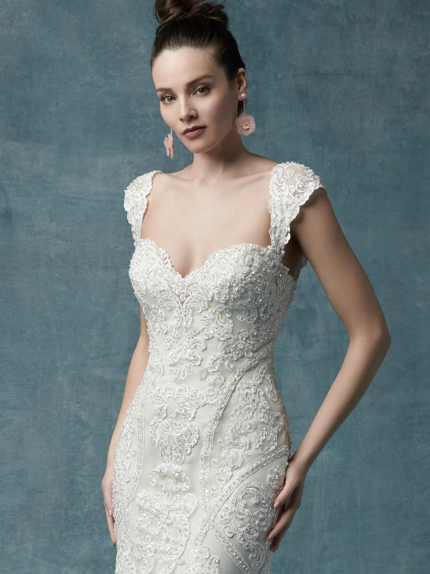Quincy   ach Wedding Dress by Maggie Sottero