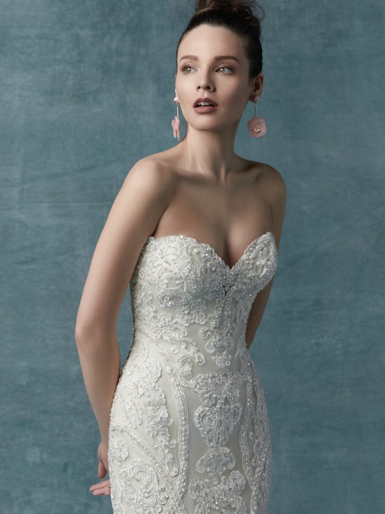 Quincy (Curve) (CRV-9MT014) ach Wedding Dress by Maggie Sottero