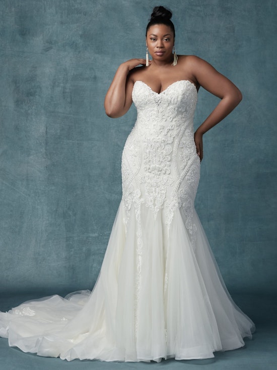 Quincy (Curve) (CRV-9MT014) ach Wedding Dress by Maggie Sottero