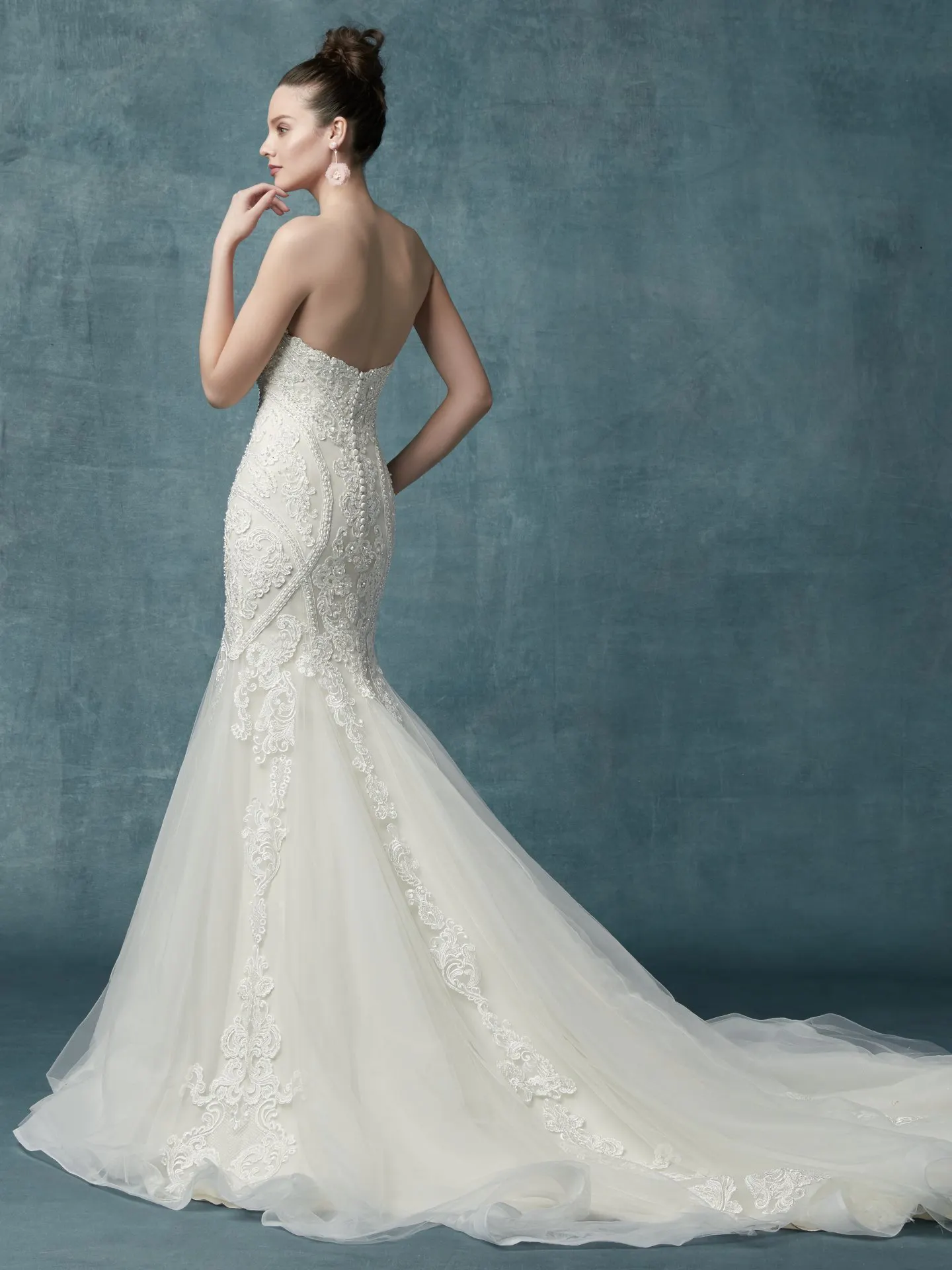 Quincy   ach Wedding Dress by Maggie Sottero