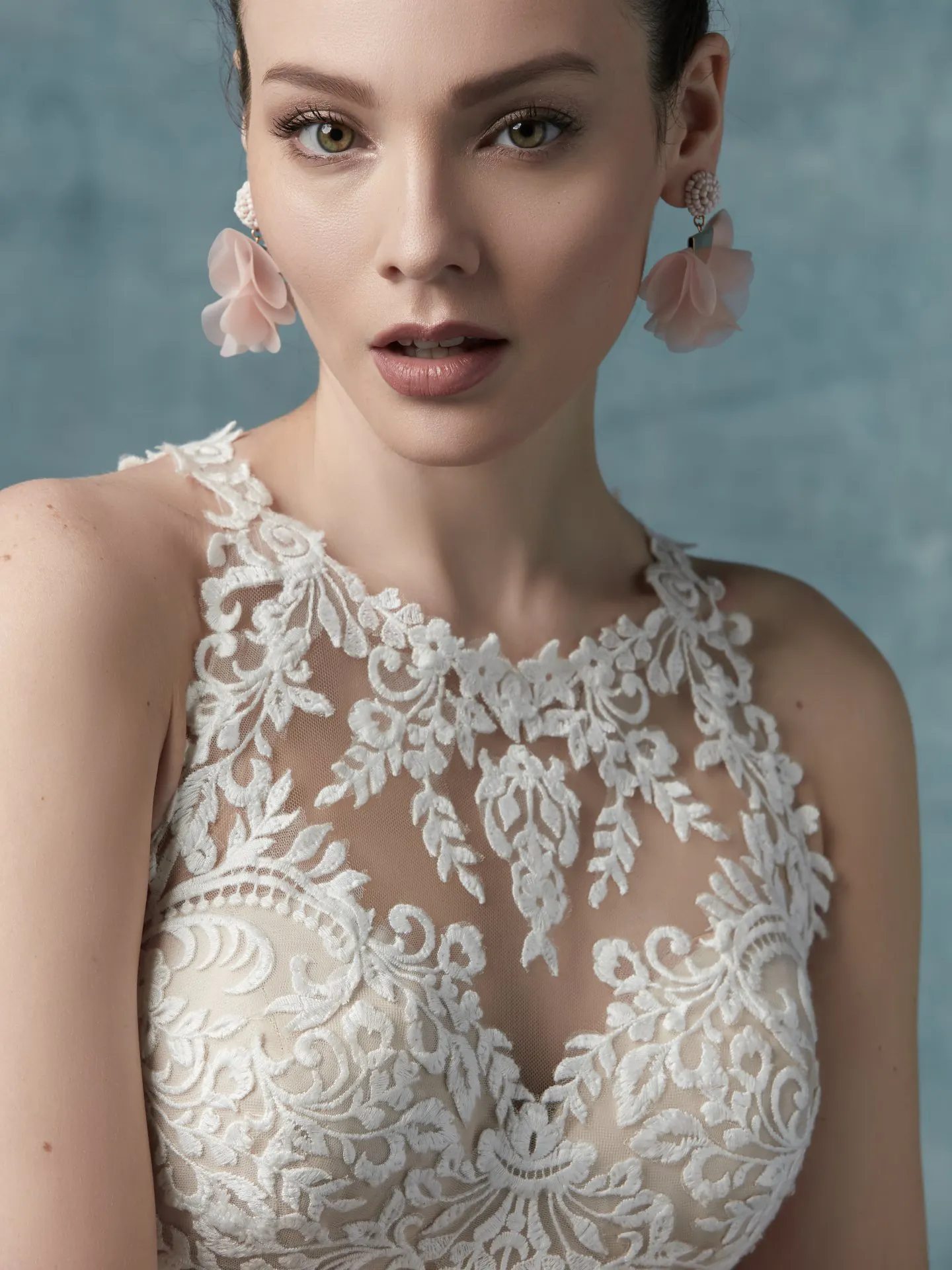 Shelissa  Classic Halter Neck Wedding Dress by Maggie Sottero