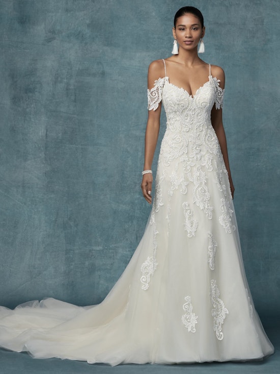 Sorrento (9MT013) Blush Boho Wedding Dress by Maggie Sottero
