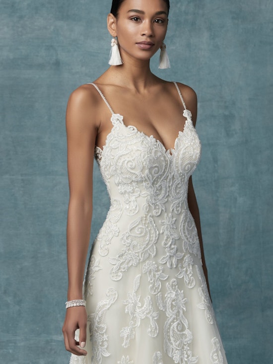 Sorrento (9MT013) Blush Boho Wedding Dress by Maggie Sottero
