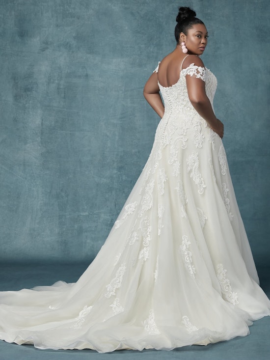 Sorrento Lynette (Curve) (CRV-9MT013AC) Plus Size Wedding Dress by Maggie Sottero