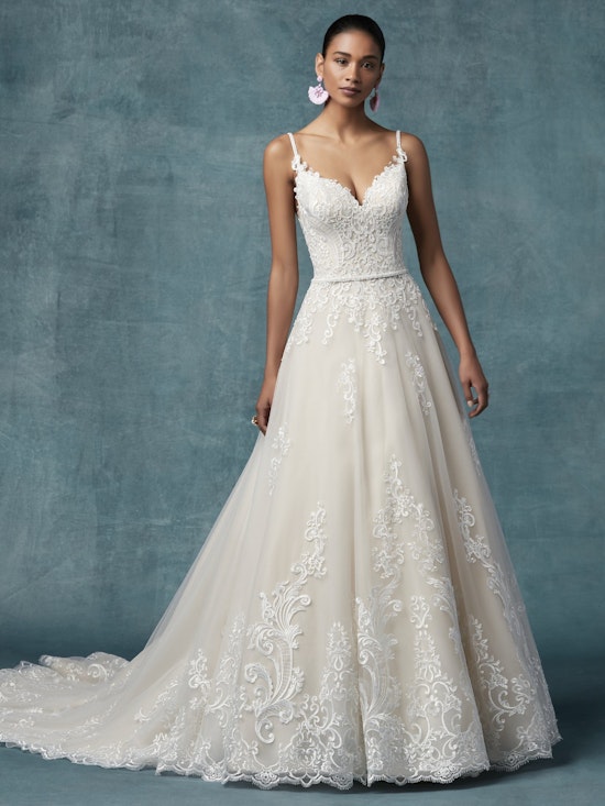 Wallis (Curve) (CRV-9MS030) Plus Size Wedding Dress by Maggie Sottero