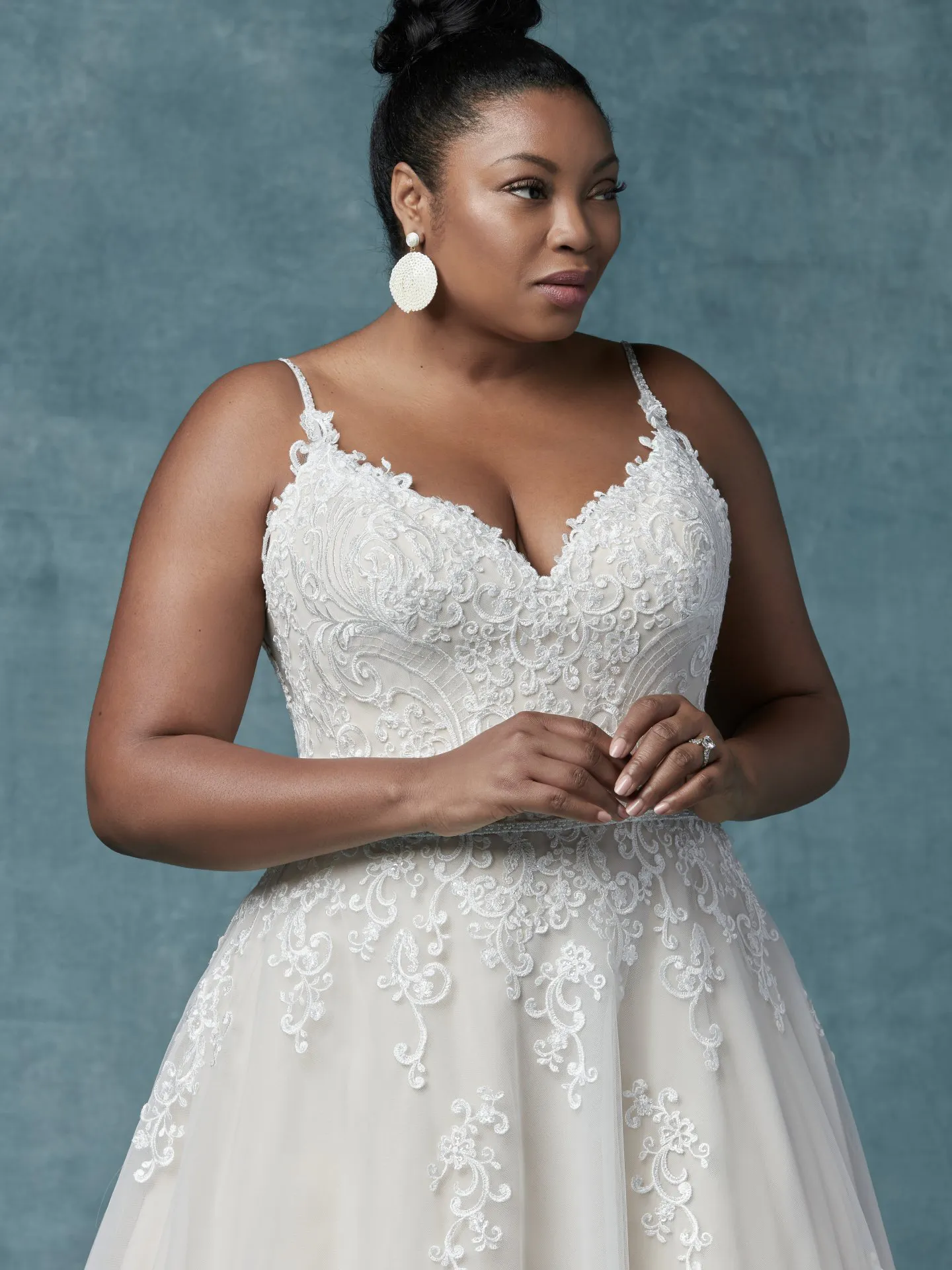 Wallis Plus Size Wedding Dress by Maggie Sottero