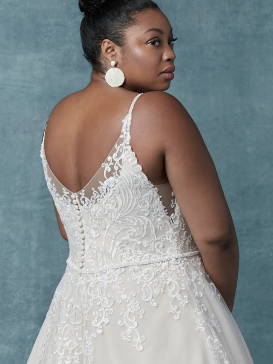 Wallis (Curve) (CRV-9MS030) Plus Size Wedding Dress by Maggie Sottero