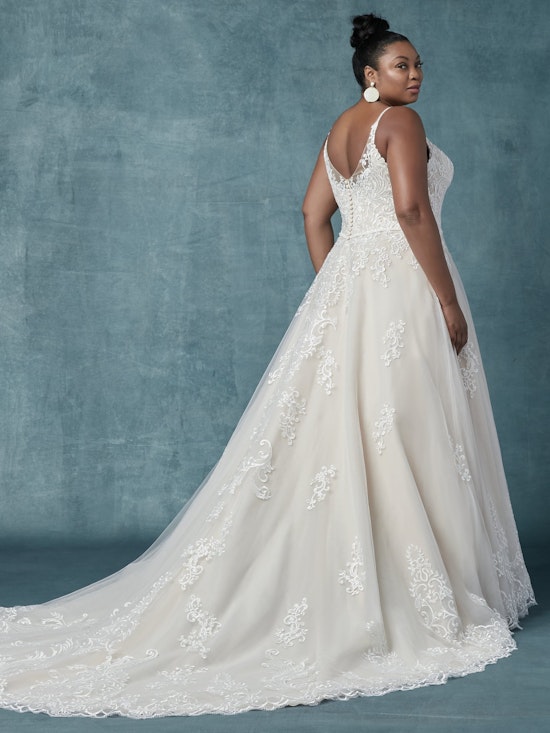 Wallis (Curve) (CRV-9MS030) Plus Size Wedding Dress by Maggie Sottero