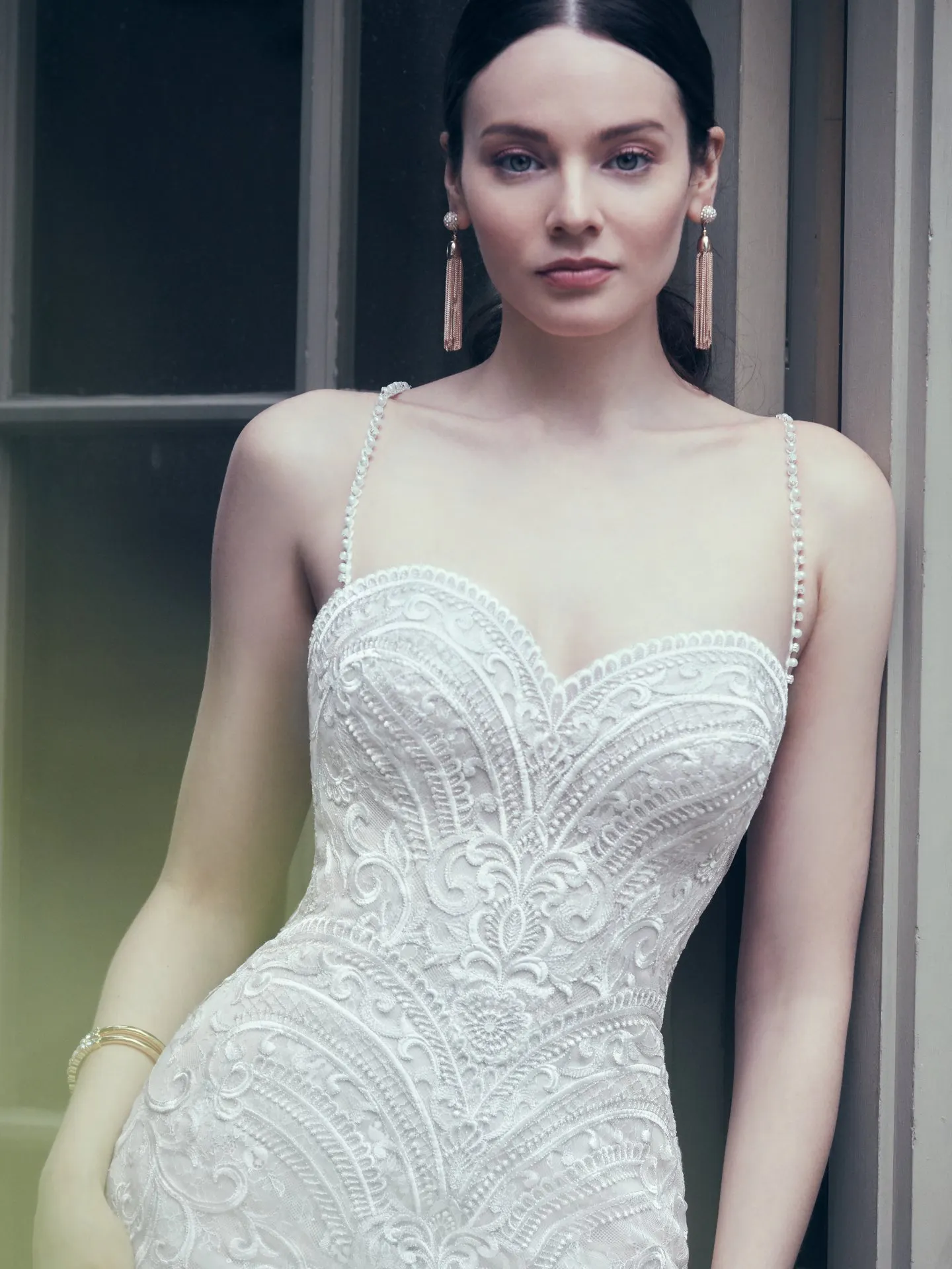 Whitney Vintage Lace Wedding Dress by Maggie Sottero