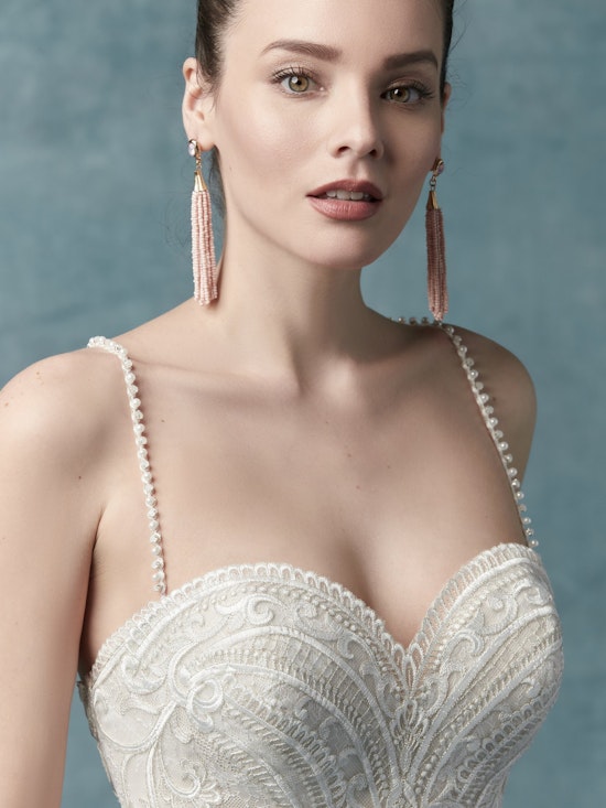 Whitney (9MC040) Vintage Lace Wedding Dress by Maggie Sottero