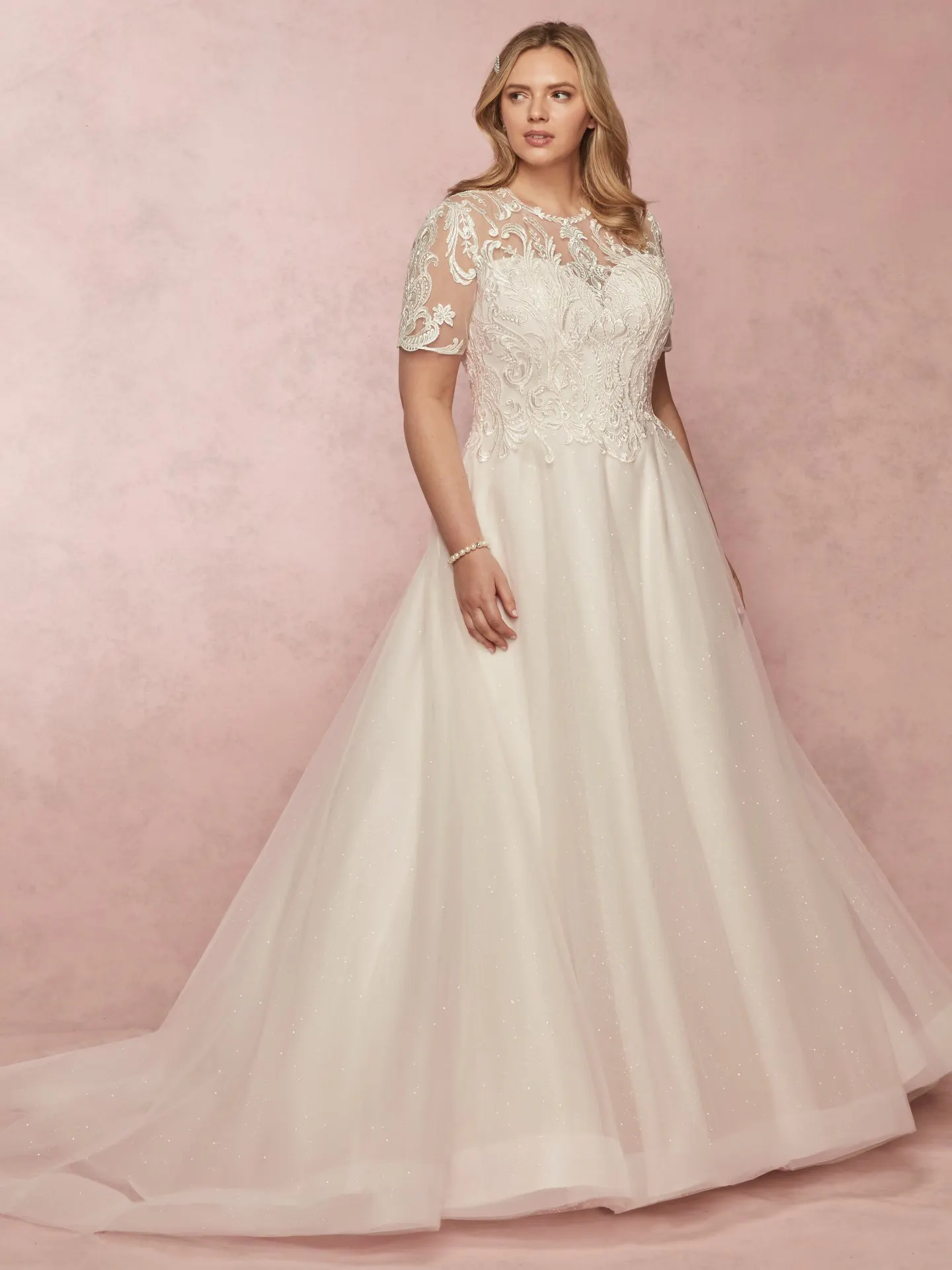 Ardelle Lynette   Plus Size Wedding Dress by Rebecca Ingram