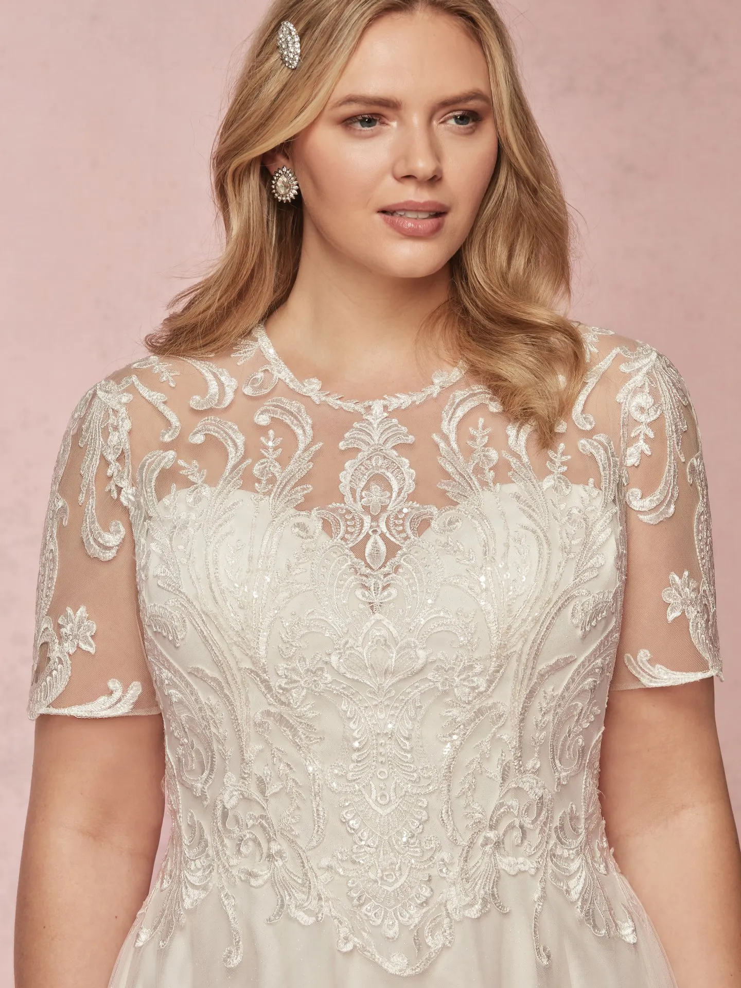 Ardelle Lynette   Plus Size Wedding Dress by Rebecca Ingram