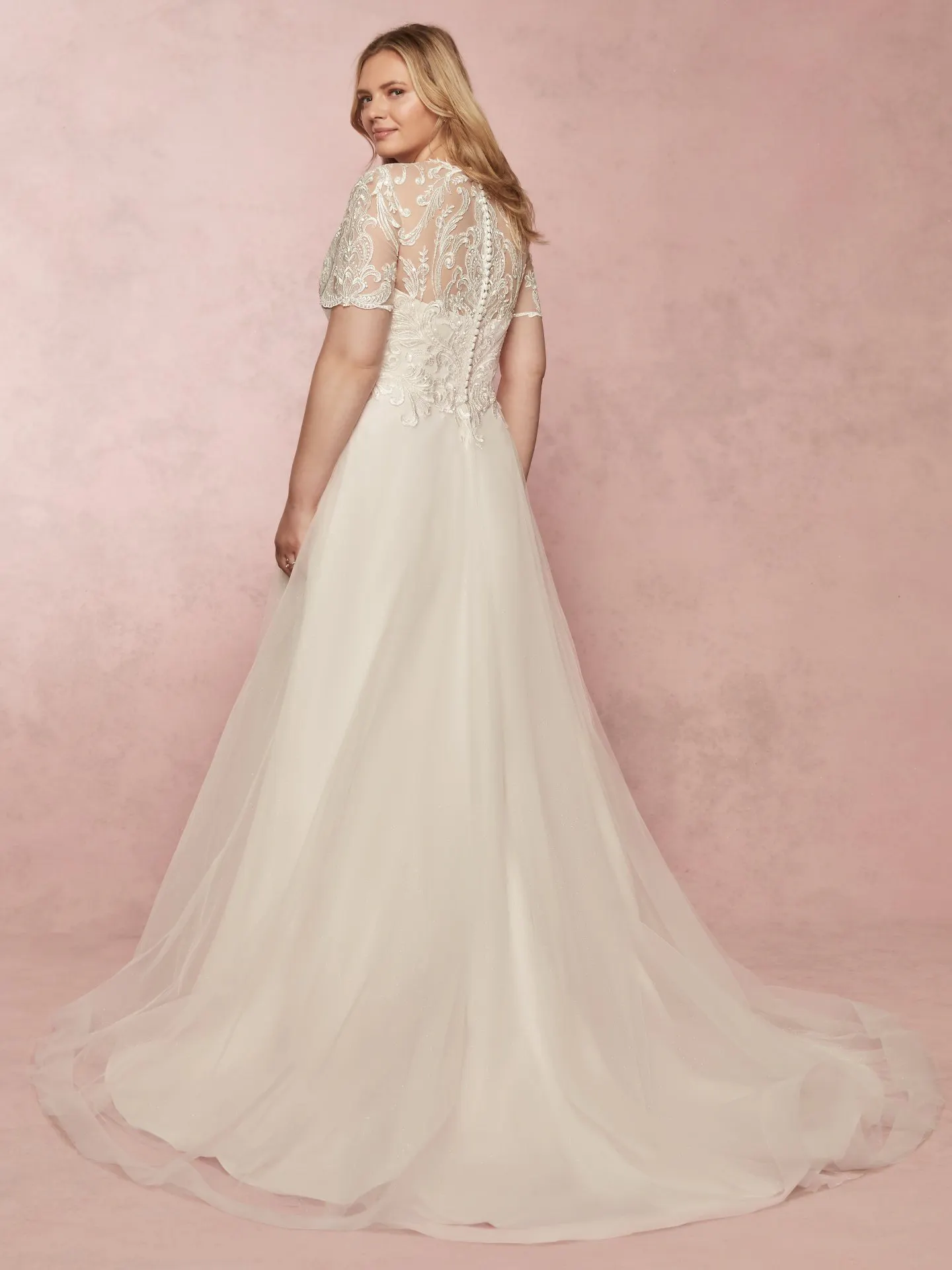 Ardelle Lynette   Plus Size Wedding Dress by Rebecca Ingram