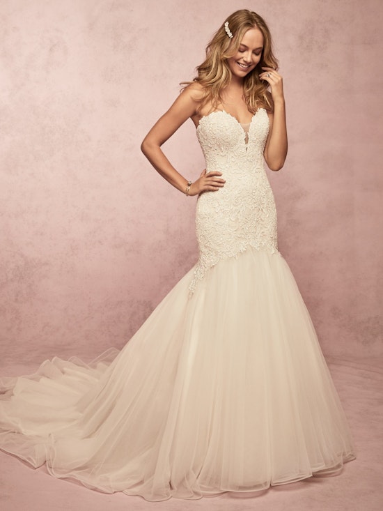 Bliss (9RS080ZU) Vintage Wedding Dress by Rebecca Ingram