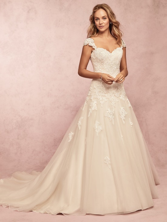 Desi (Curve) (CRV-9RN005ZU) Tulle Wedding Dress by Rebecca Ingram