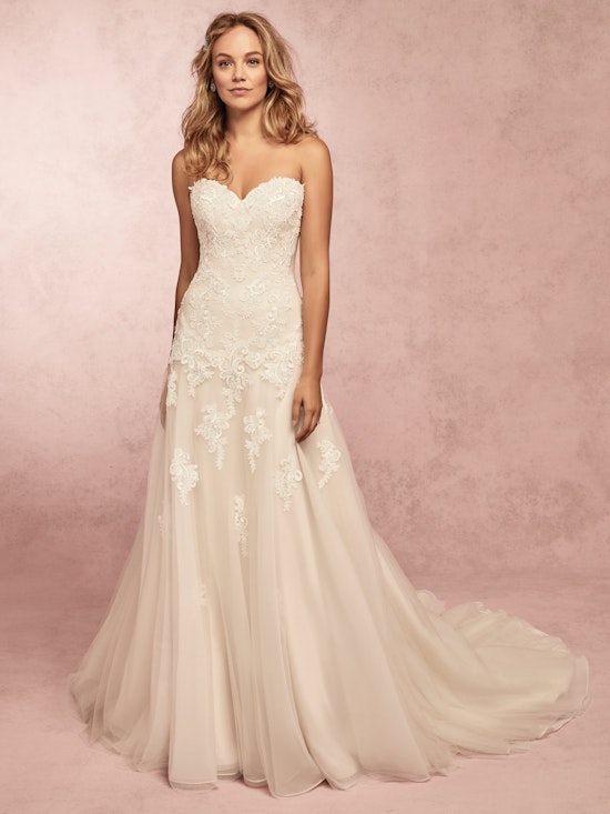Desi (Curve) (CRV-9RN005ZU) Tulle Wedding Dress by Rebecca Ingram