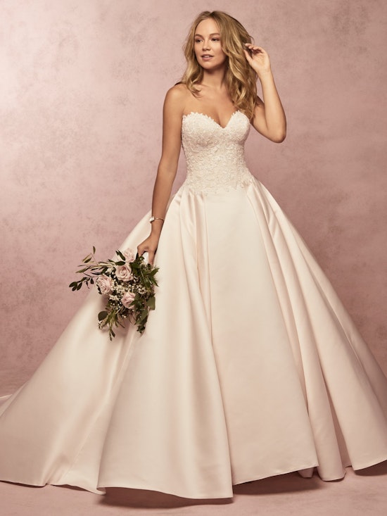 Francis (9RS075) Simple Ballgown Wedding Dress by Rebecca Ingram