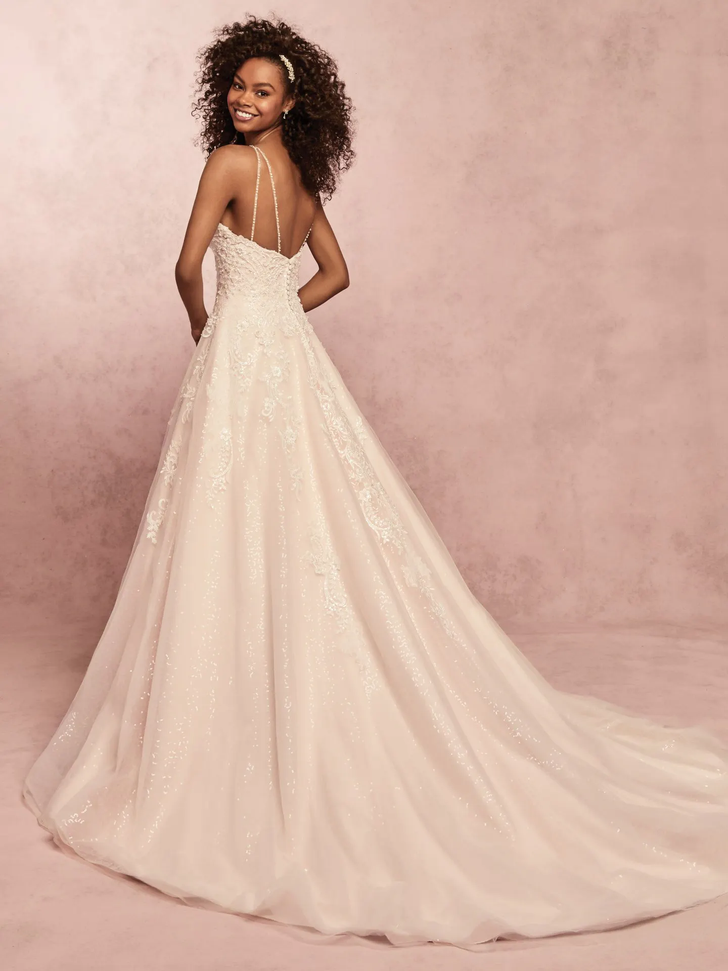 Honor Marie Lace Ballgown Wedding Dress by Rebecca Ingram