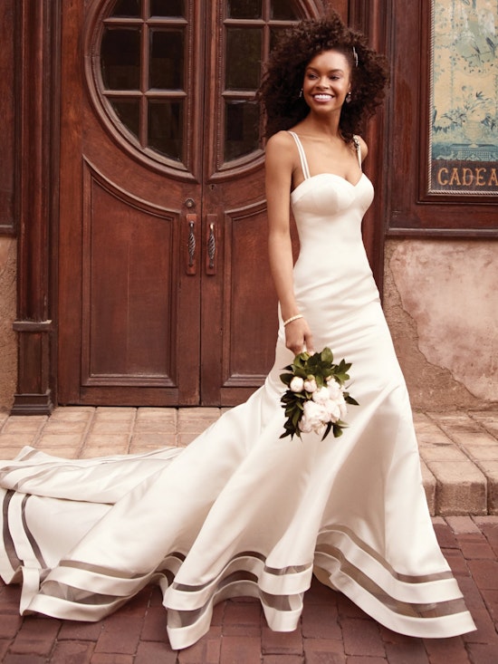 Jamilia (9RC062) Simple Wedding Dress by Rebecca Ingram